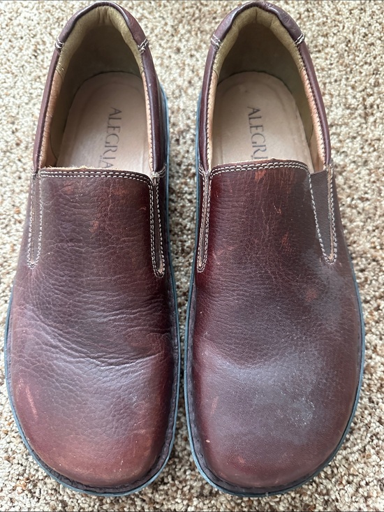Alegria Other - Alegria Men's Slip-On Leather Loafers in Brown
